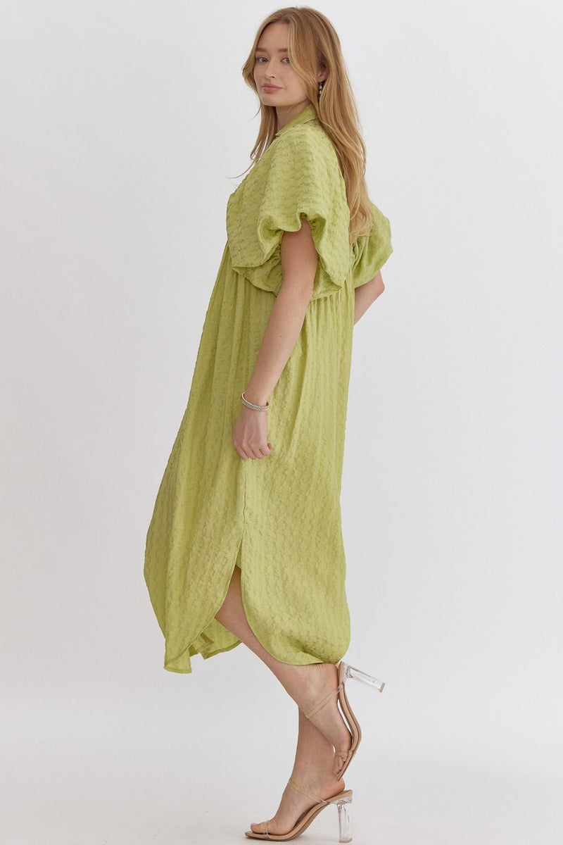 'Journey of Love' Dress - Lime