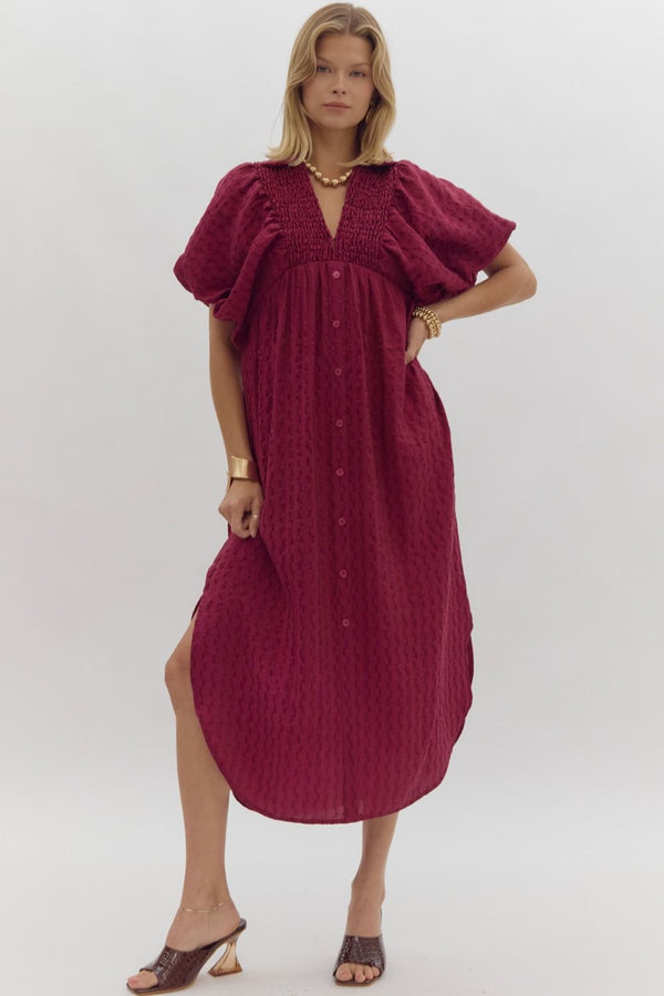 'Journey of Love' Dress - Plum