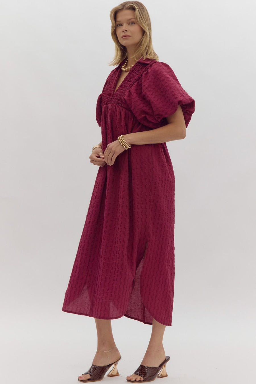 Journey of Love' Dress - Plum  Back Alley Boutique