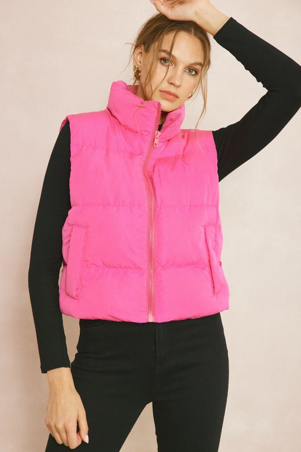 'First for Chill' Vest - Pink