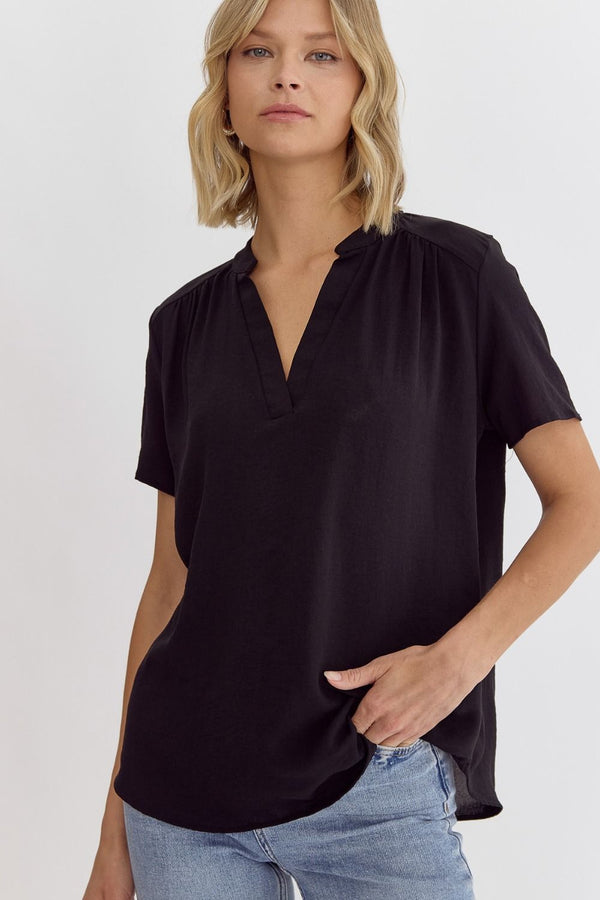 'Simple Favor' Top - Black