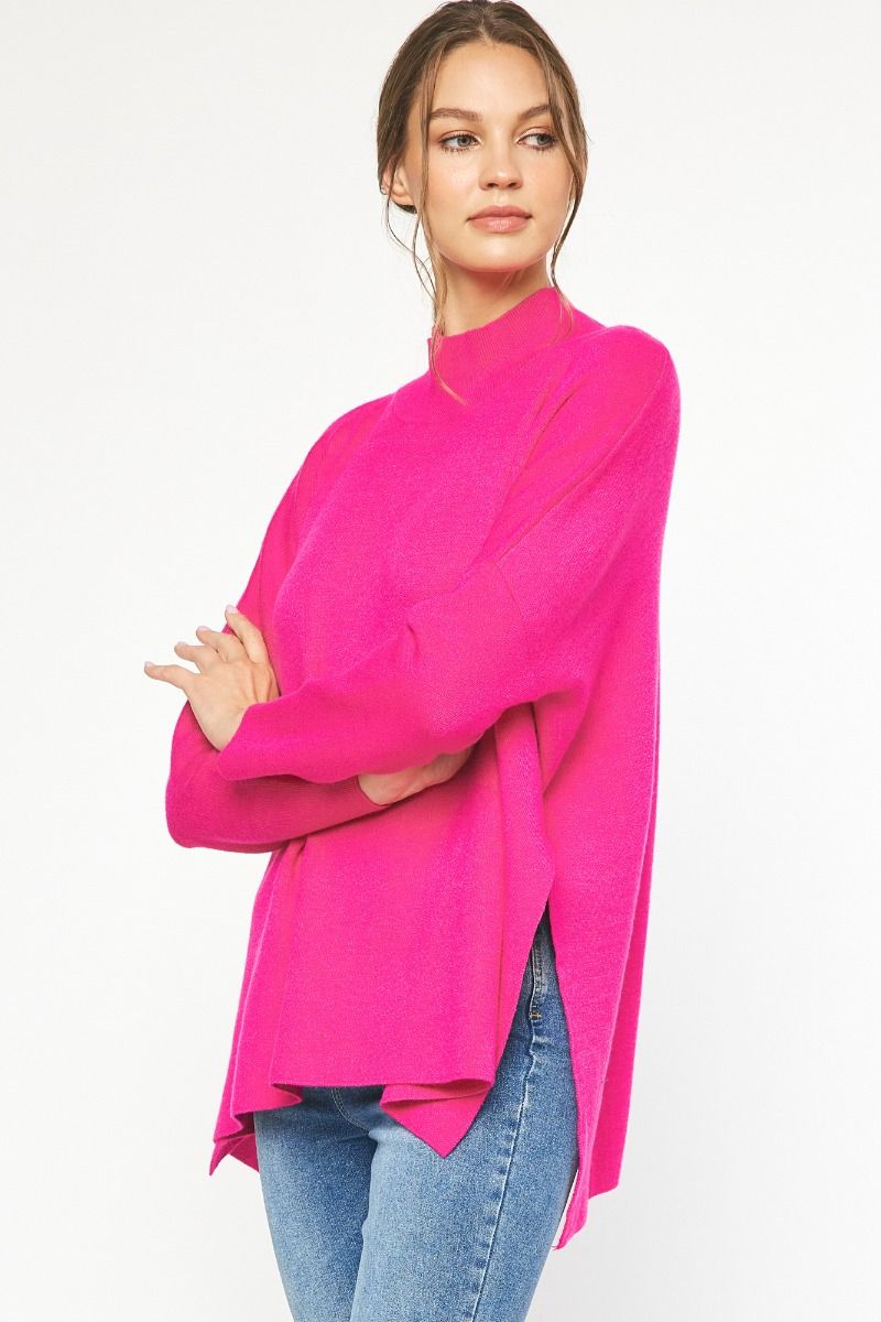 'So Delightful' Top - Hot Pink