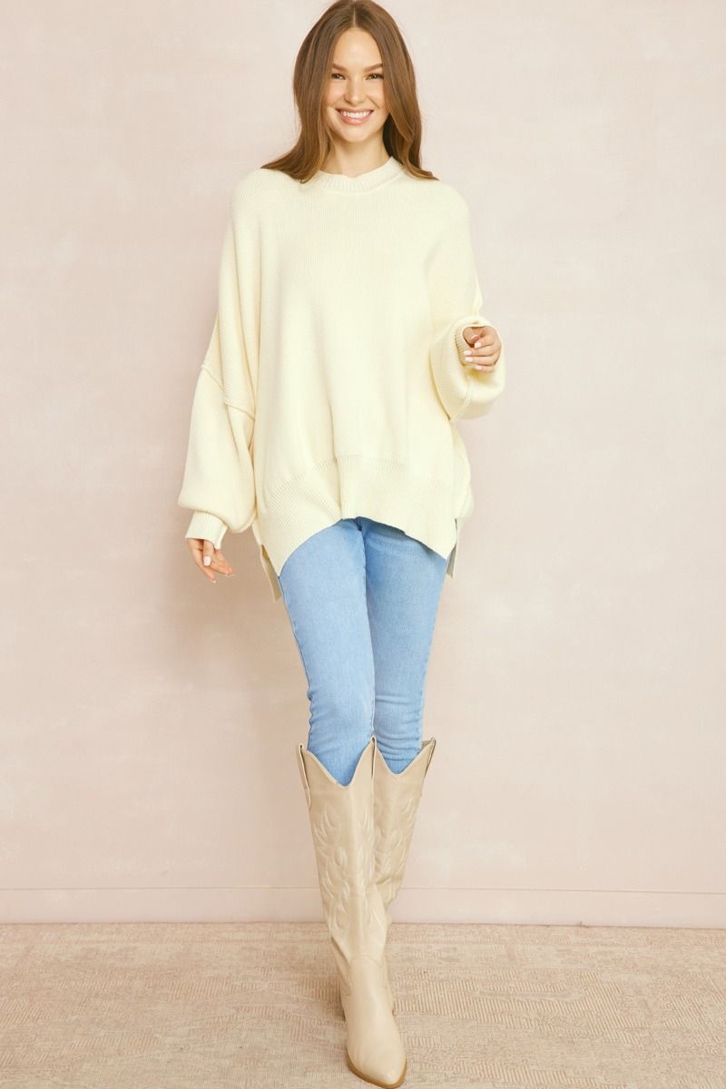 'Perfectly You' Sweater - Cream
