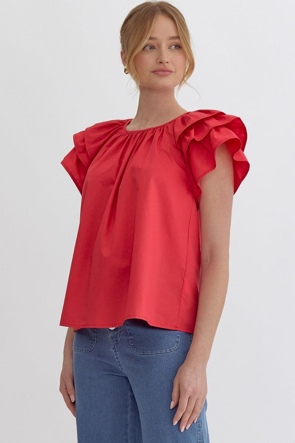 'My Best' Top - Red