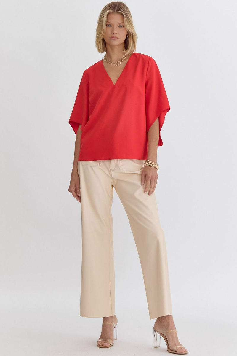 'Elevated Style' Top - Red