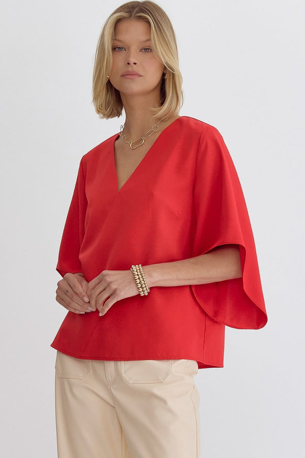 'Elevated Style' Top - Red