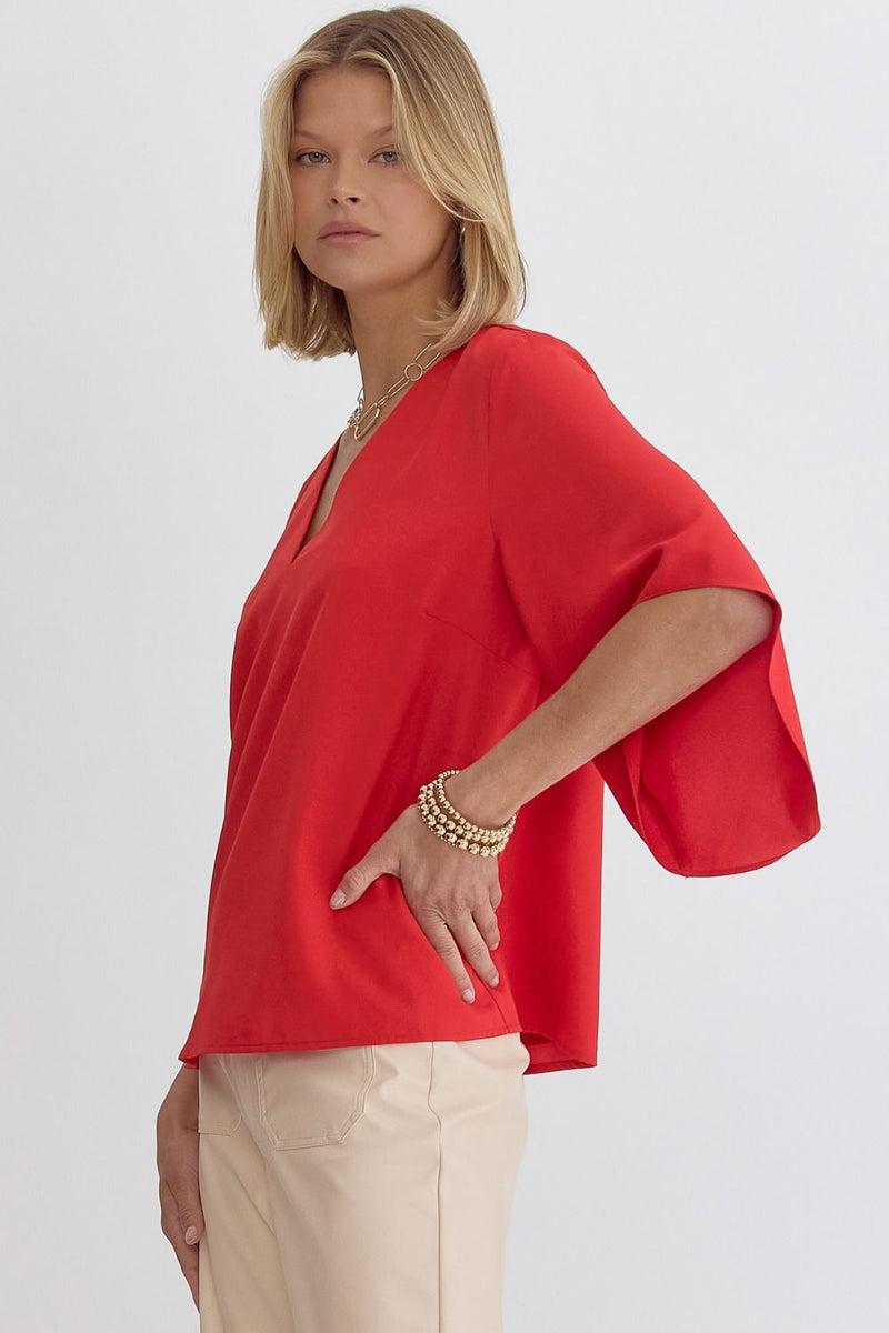 'Elevated Style' Top - Red