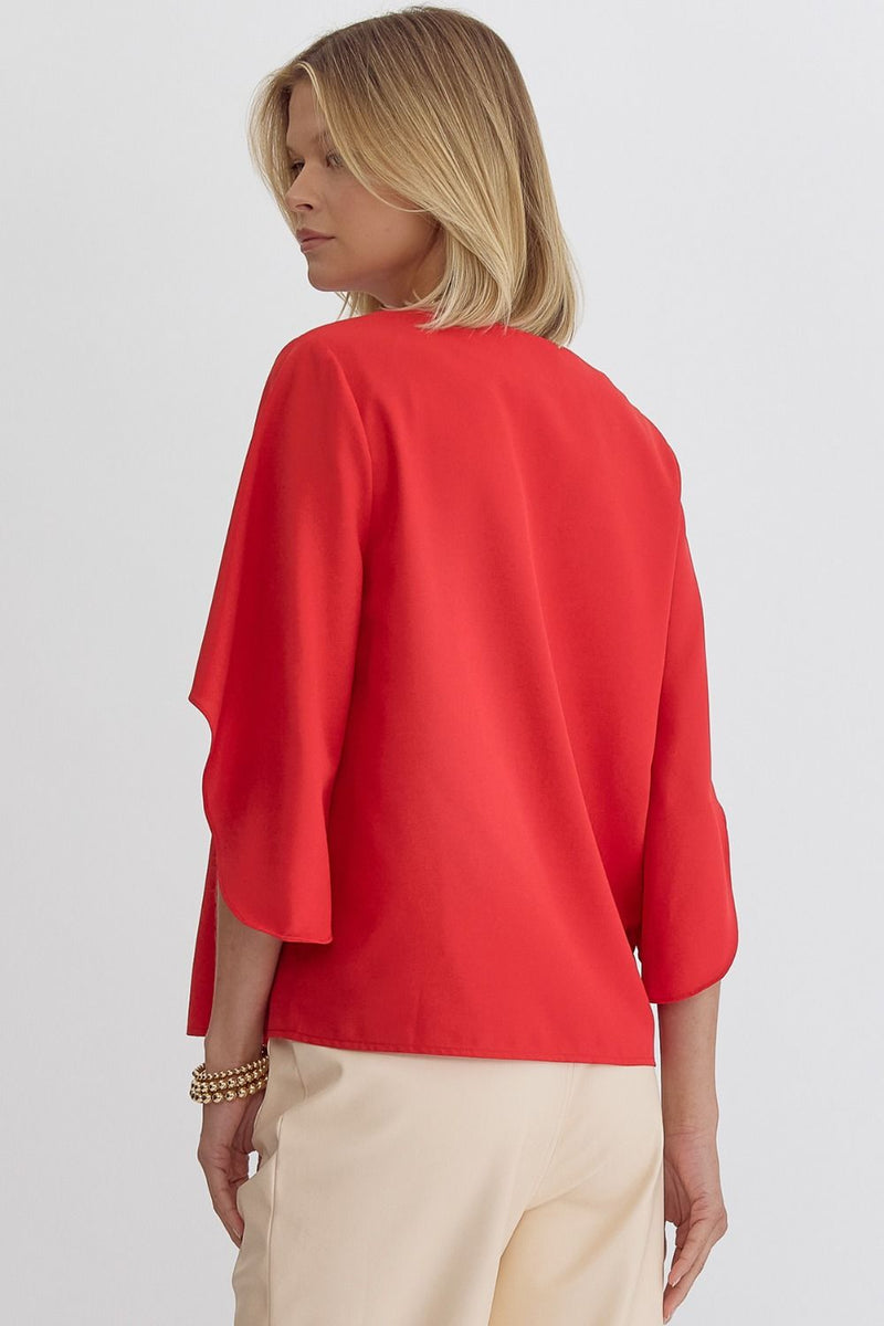 'Elevated Style' Top - Red