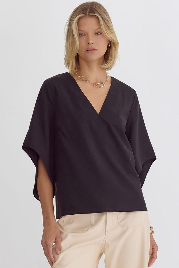 'Elevated Style' Top - Black