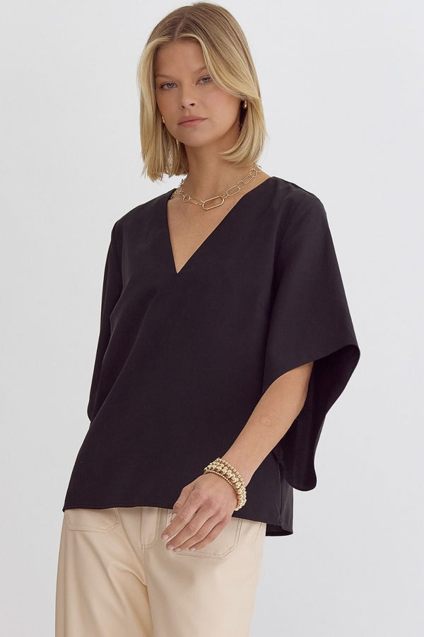 'Elevated Style' Top - Black