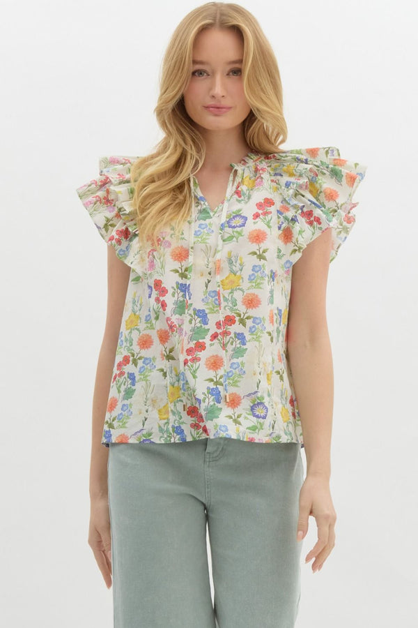 'Walk in the Garden' Top