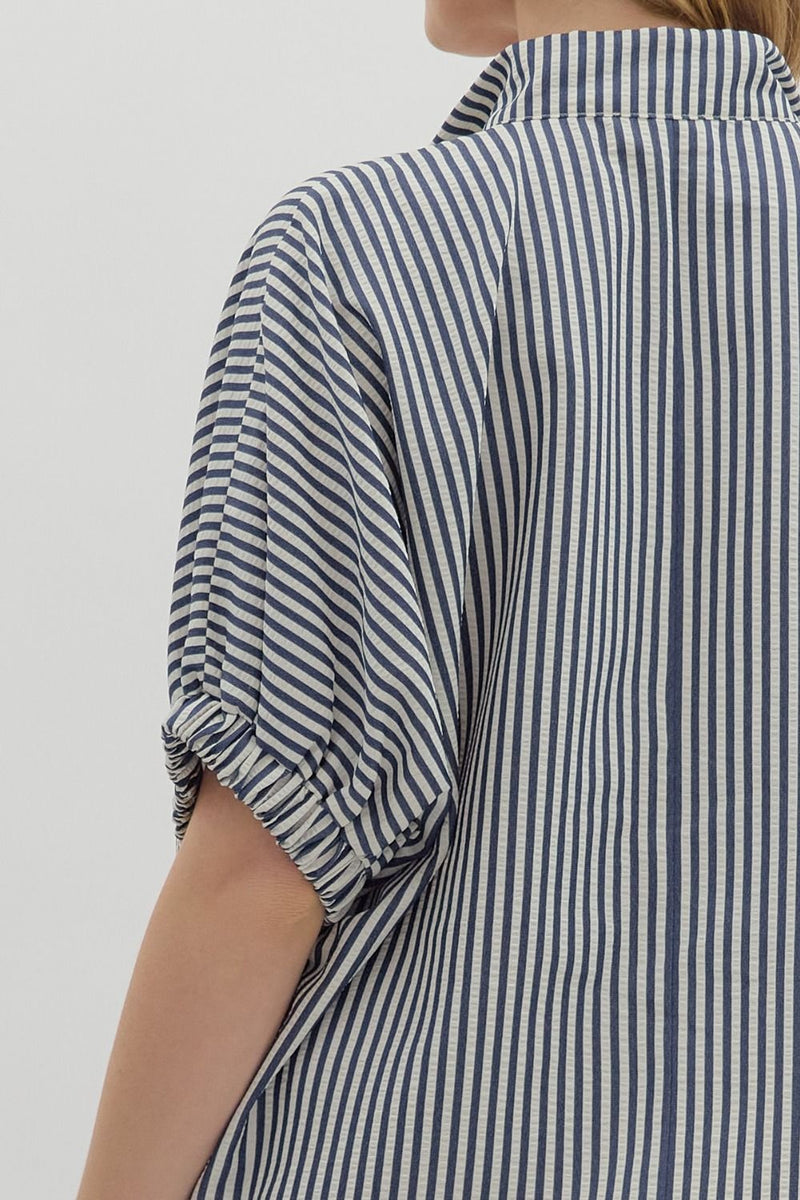 'Wish You Well' Top - Navy
