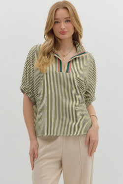 'Wish You Well' Top - Olive