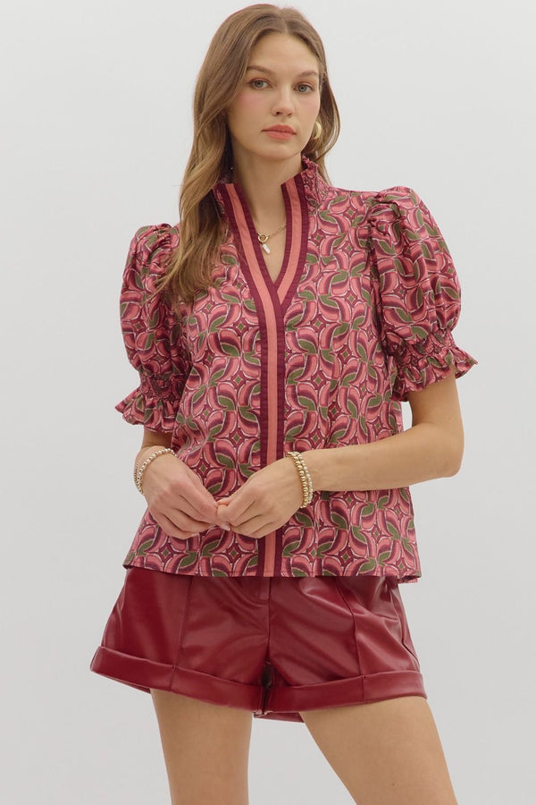 'Winding Ways' Top