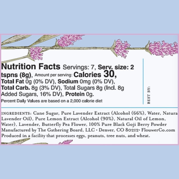 French Lavendar Cocktail Cubes