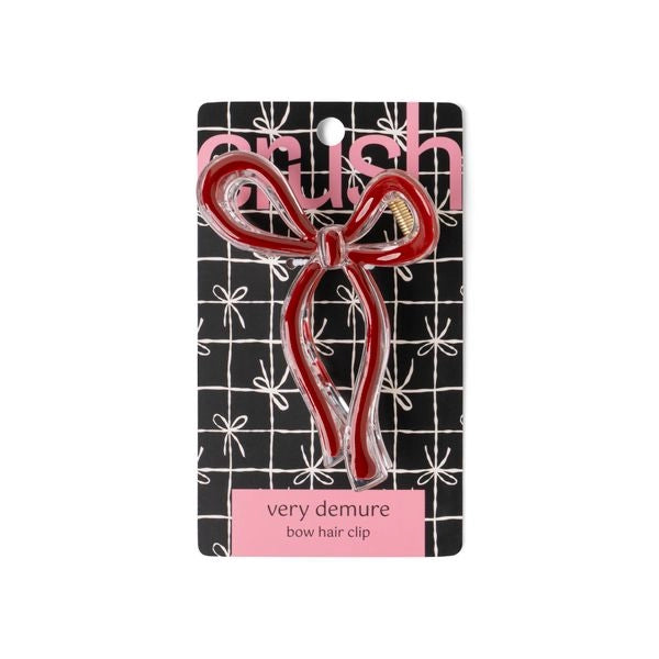 Very Demure Bow Hair Clip