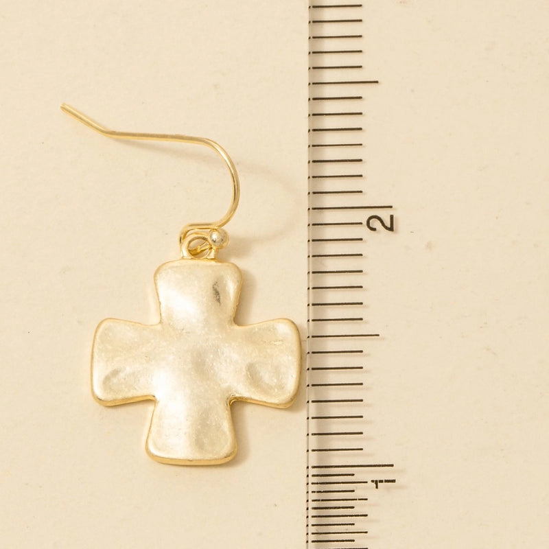 Vintage Cross Earrings