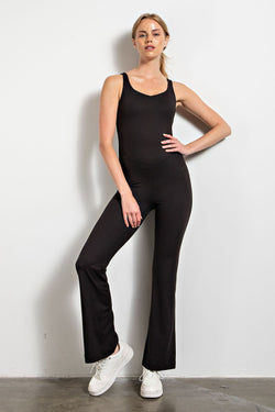 'Can't Pass Up' Flared Onesie Jumpsuit