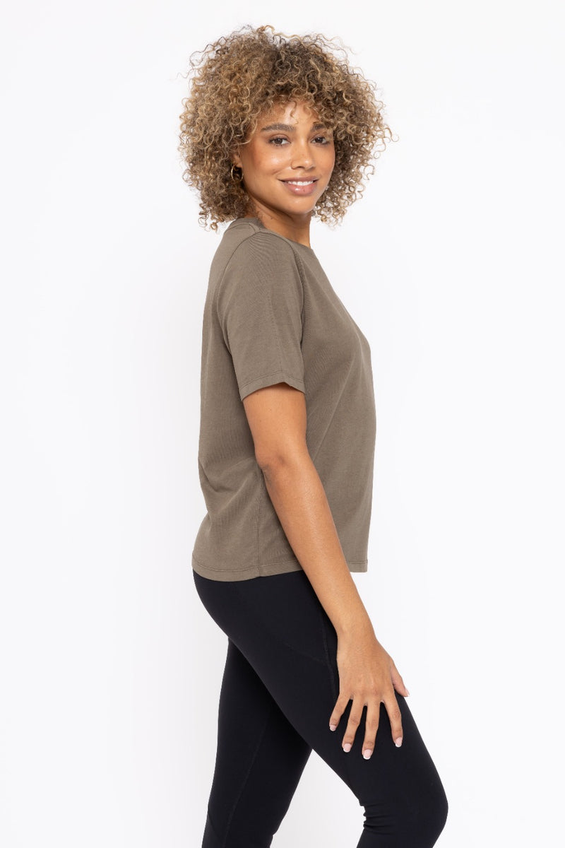 Classic Boxy Tee - Olive