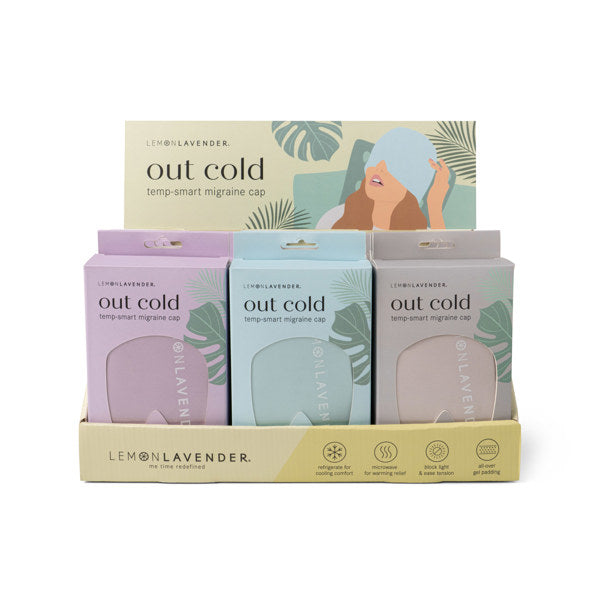Out Cold Temp-Smart Migraine Cap | Lemon Lavender