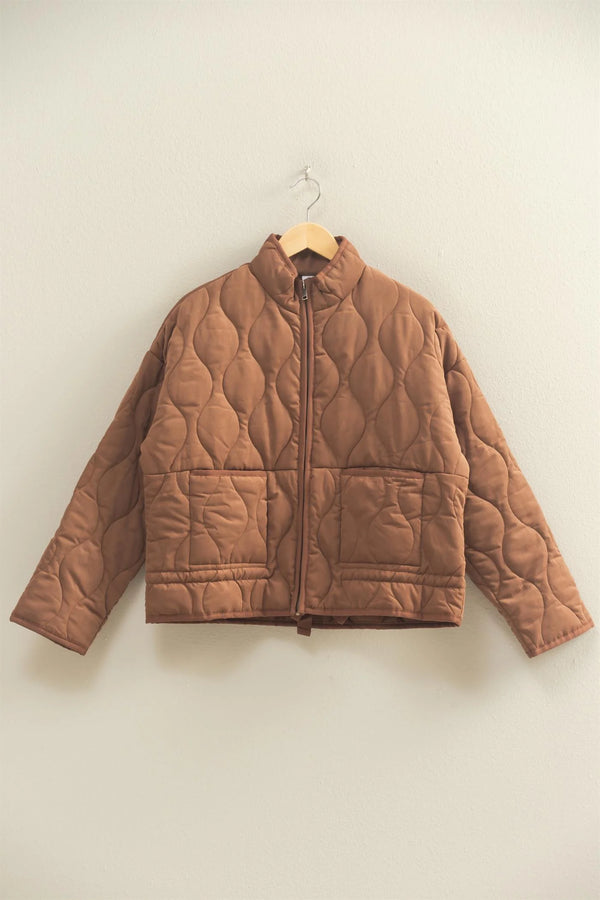 'Feels Just Right' Jacket - Chestnut