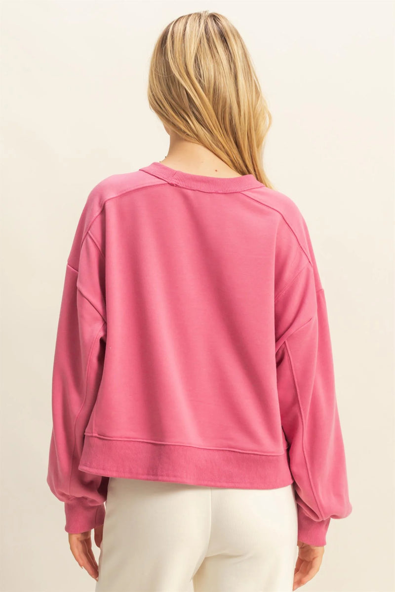 'Best Yet' Sweatshirt - Pink