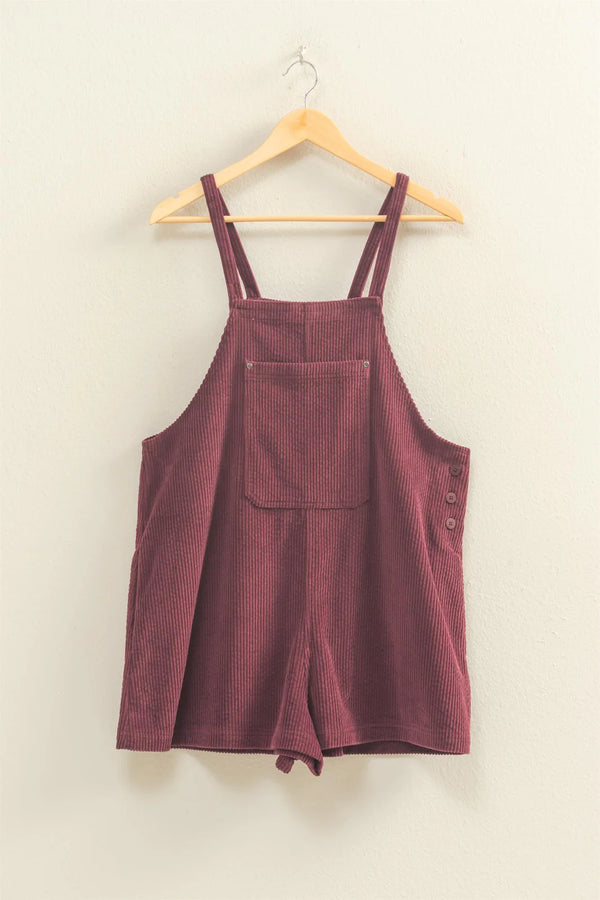 'Always First' Corduroy Romper