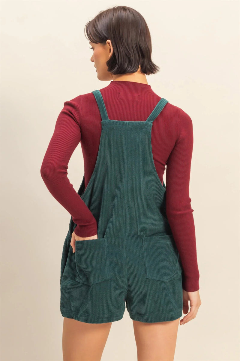 'Always First' Corduroy Romper