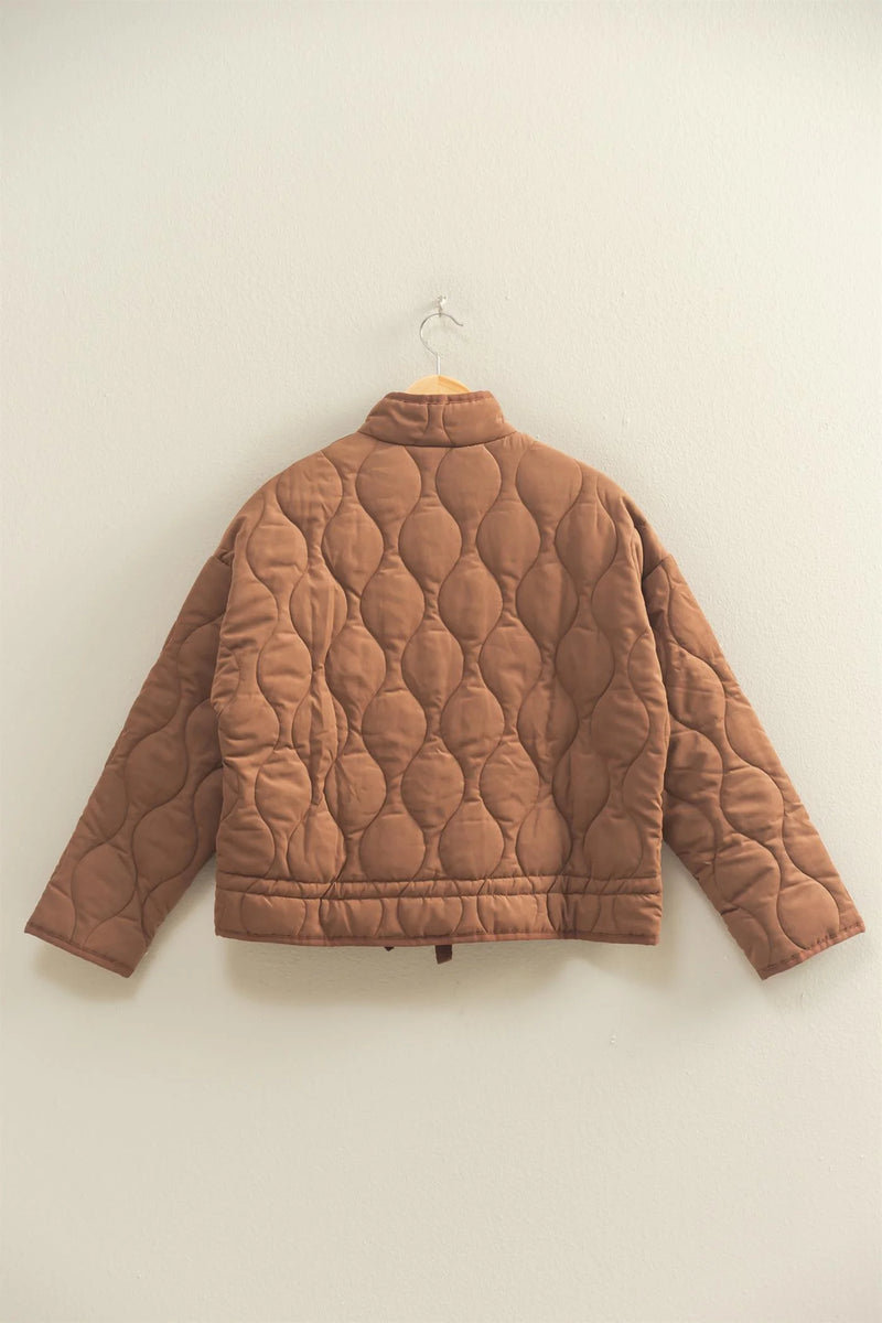 'Feels Just Right' Jacket - Chestnut