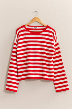 'True Mood' Sweater - Red