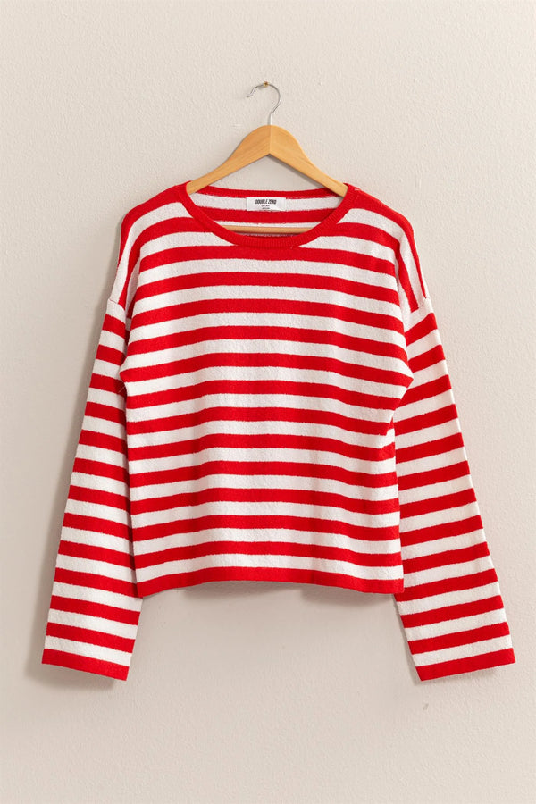 'True Mood' Sweater - Red