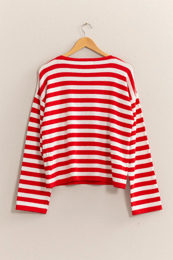 'True Mood' Sweater - Red
