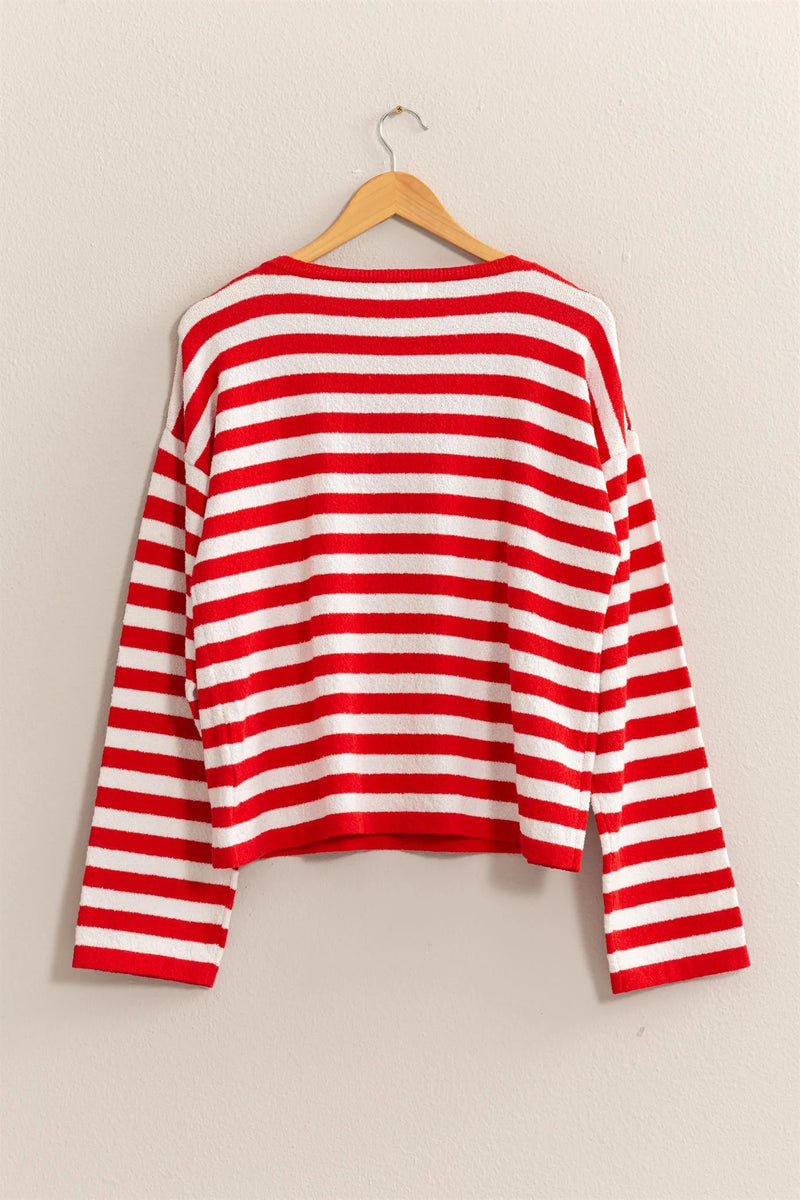 'True Mood' Sweater - Red