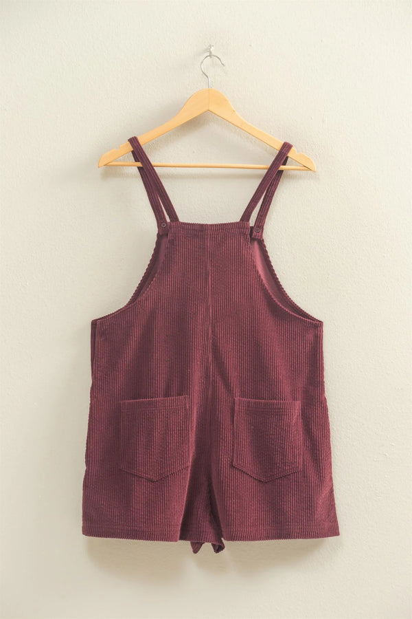 'Always First' Corduroy Romper