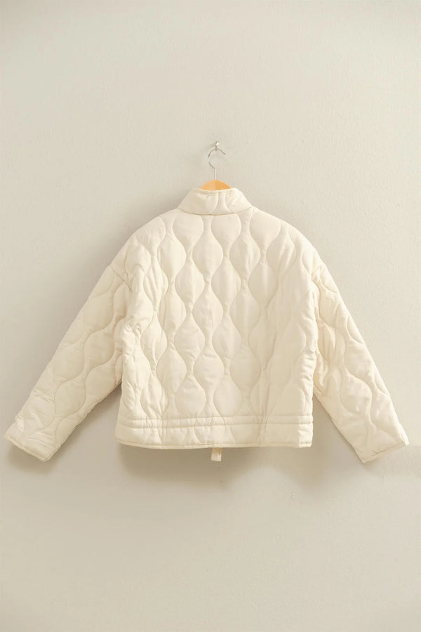'Feels Just Right' Jacket - Cream
