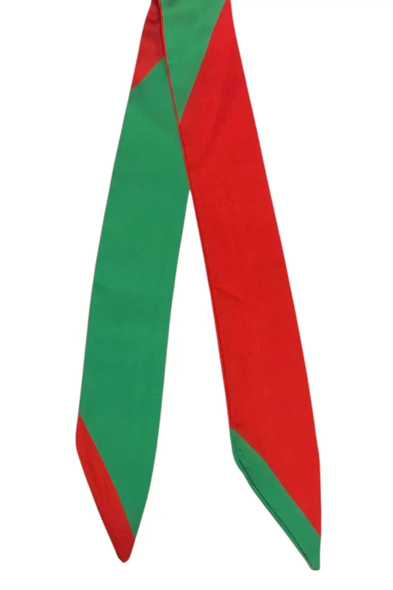 Twilly Scarf - Red/Green