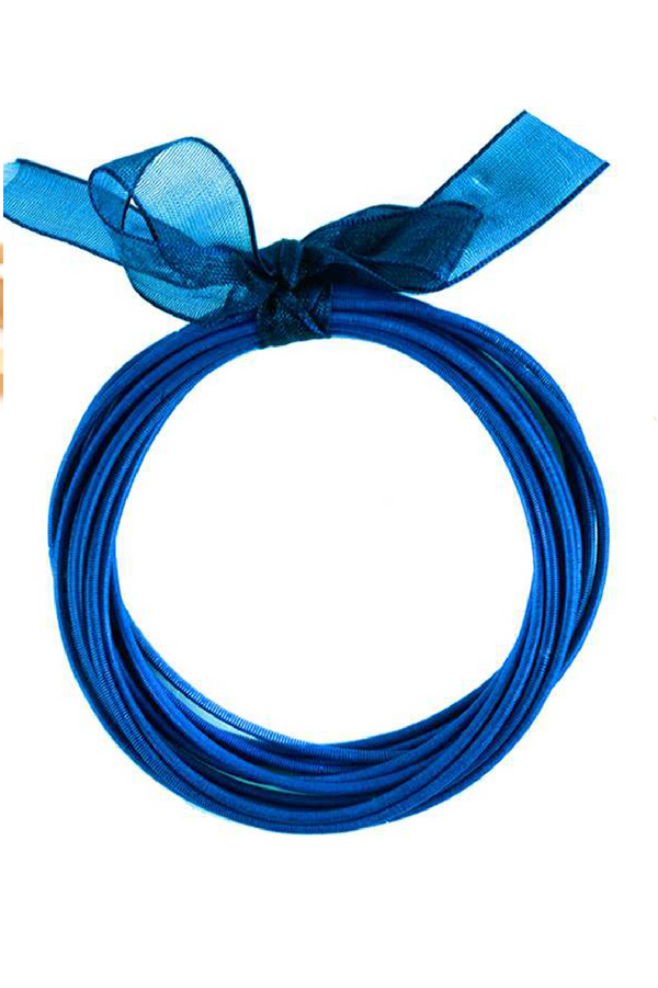 Elastic Bracelet Set - Blue