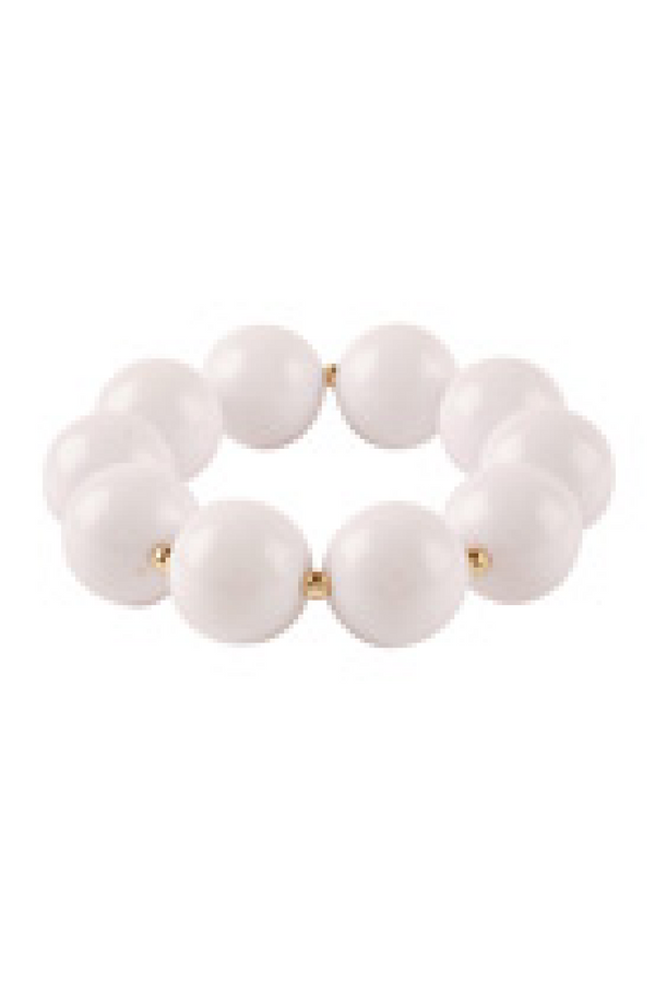 Beaded Bracelet - White