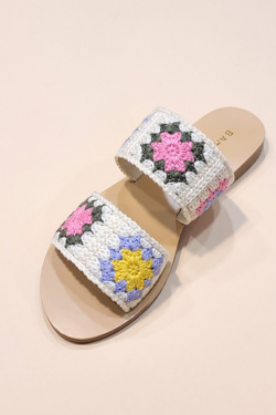 'Crochet My Way' Sandals