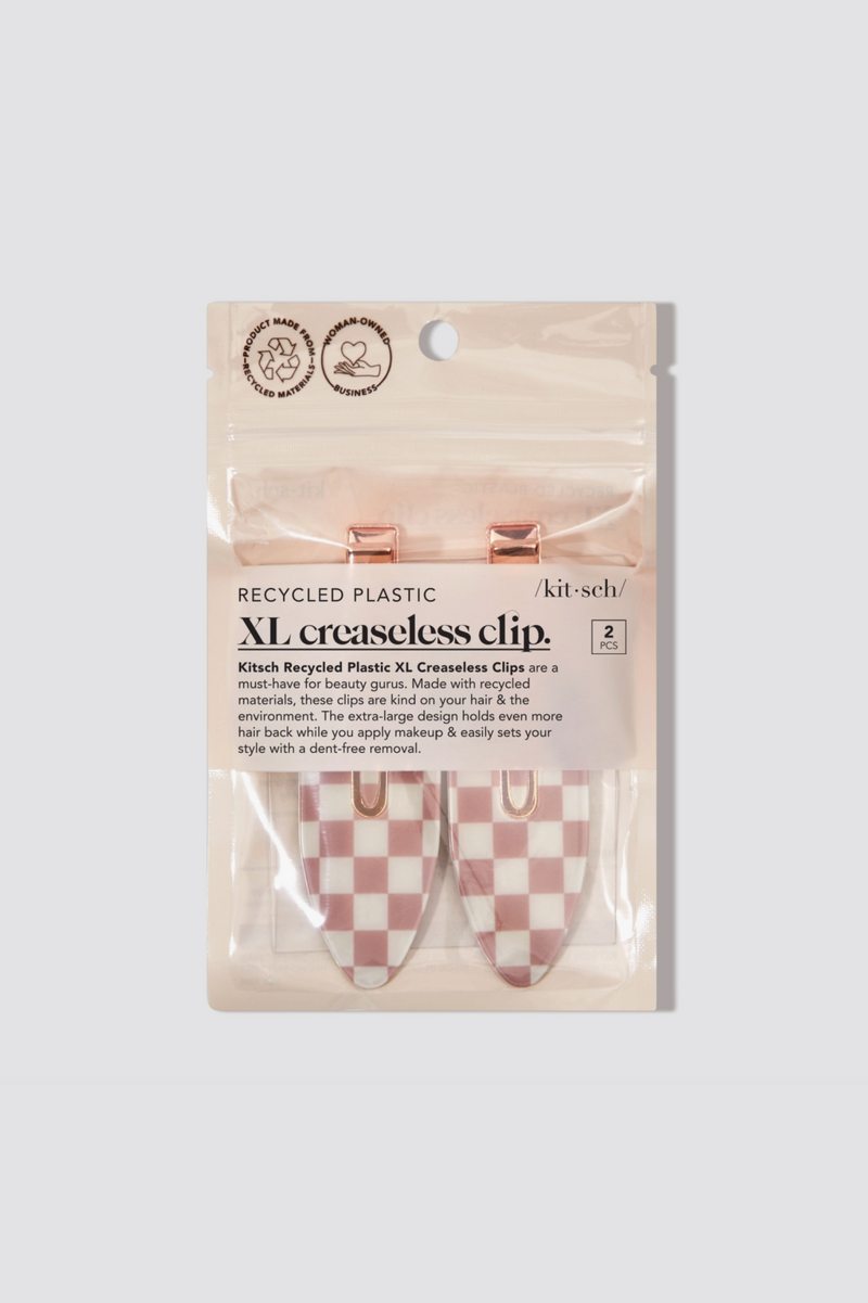 Creaseless Clips - Checkered Terracotta