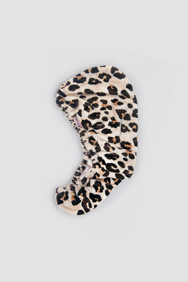 Kitsch Quick Dry Hair Towel - Leopard