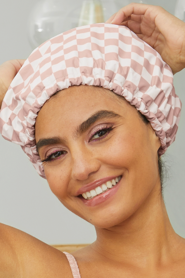 Kitsch Satin Lined Shower Cap