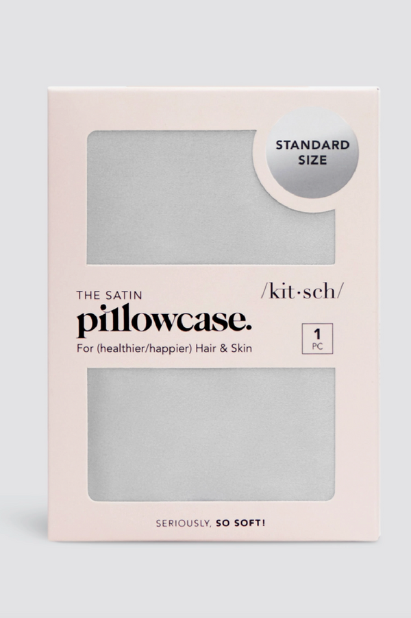 Kitsch Satin Pillowcase - Silver
