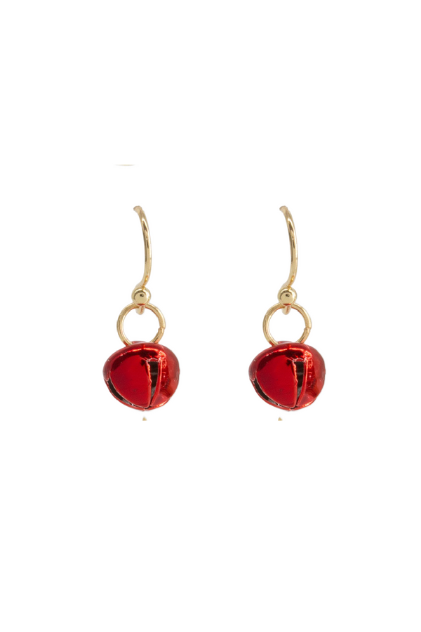 Red Bell Earrings