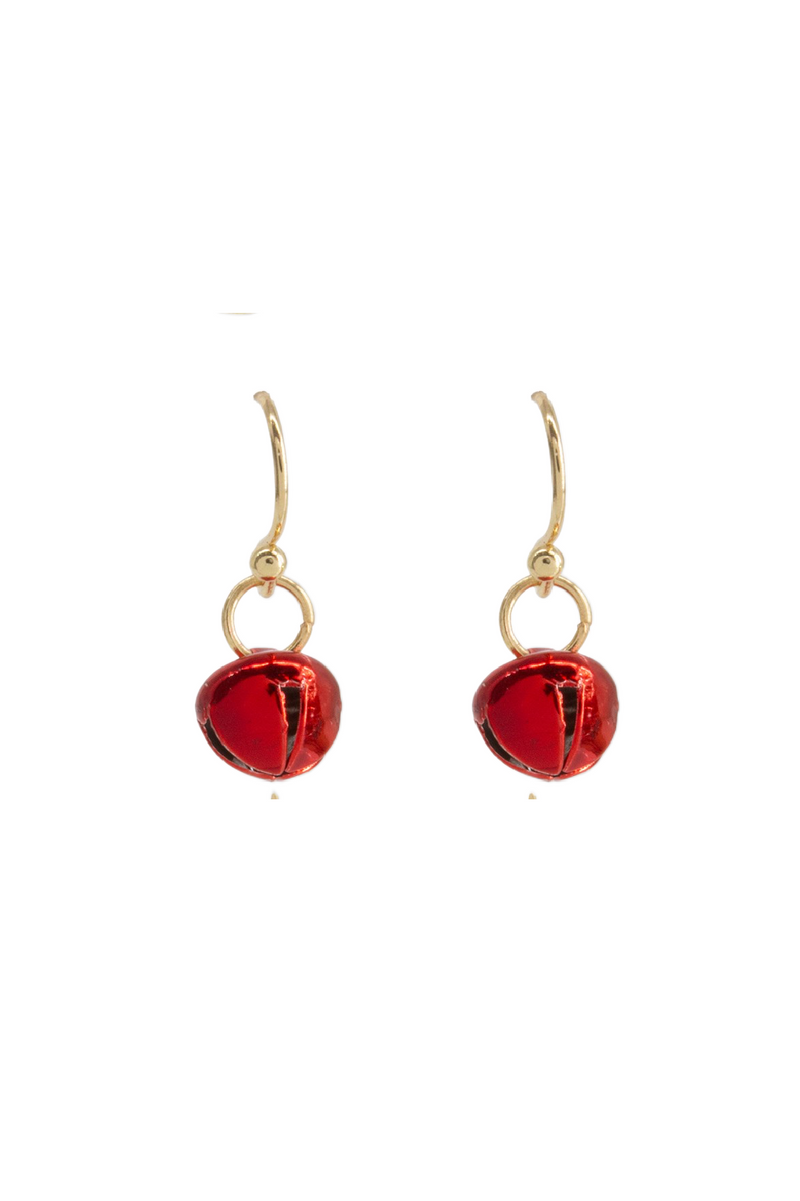 Red Bell Earrings