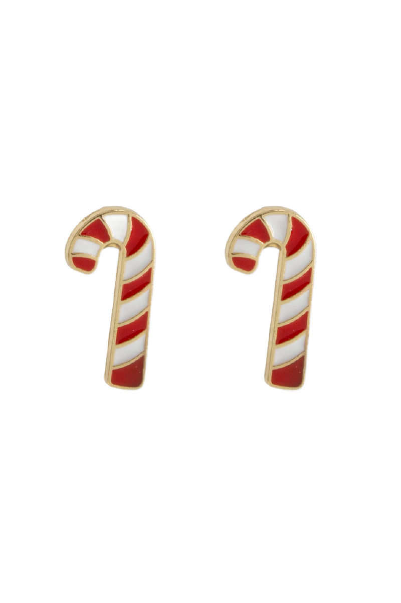 Candy Cane Studs
