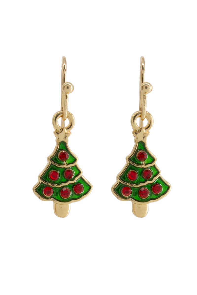 Christmas Tree Earrings