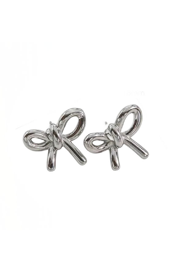 Bow Studs - Silver