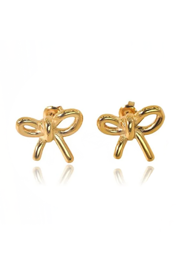 Bow Studs - Gold