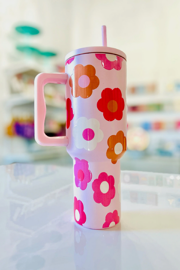 Floral On the Go Tumbler